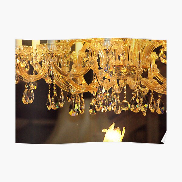 Crystal Chandelier Poster