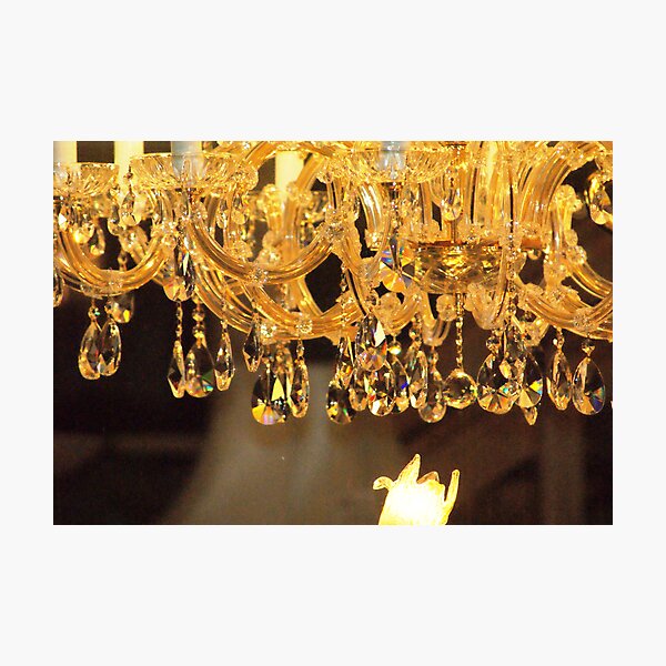 Crystal Chandelier Photographic Print