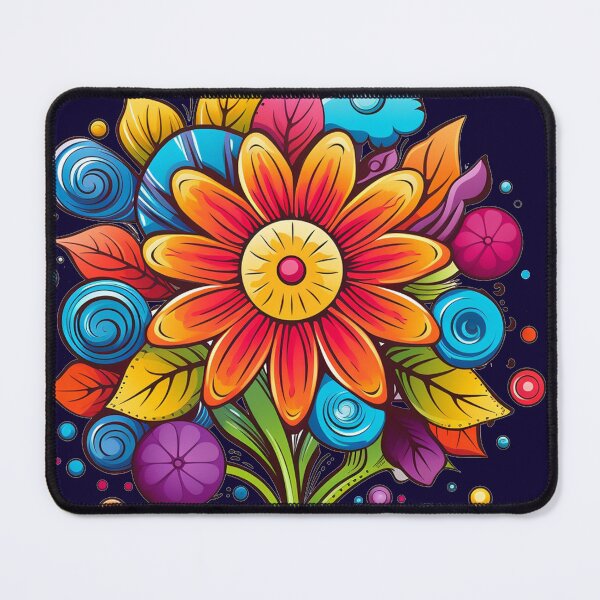 Item preview,  bright colored flowers designed and sold by Nanthikan.