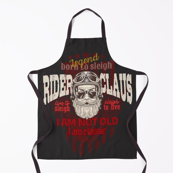 Item preview, Santa Claus loves classic motorcycle. designed and sold by VieBelieve.