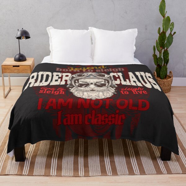 Item preview, Santa Claus loves classic motorcycle. designed and sold by VieBelieve.