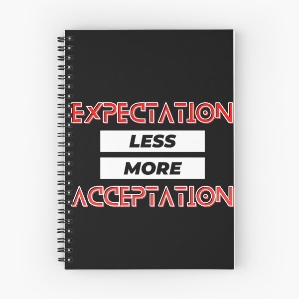 Item preview, less expectation more acceptation Classic, Unique tee design designed and sold by Rizteeshop.