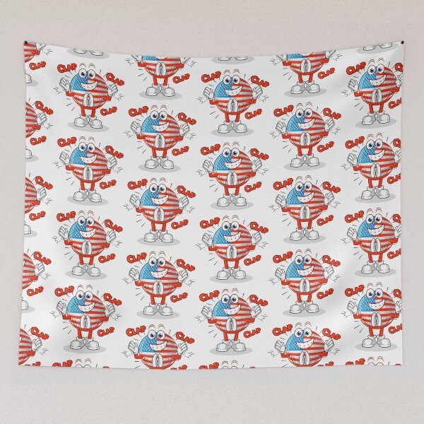 Item preview, American flag applause, cute american flag applause, american flag clap designed and sold by GreyStanzione1.