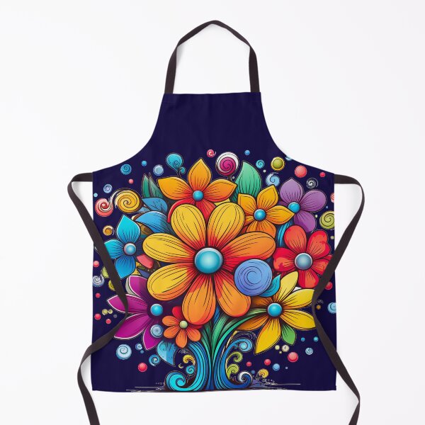 Item preview, bright colored flowers designed and sold by Nanthikan.