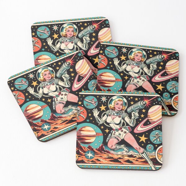 Item preview, Retro Space Heroine designed and sold by NeatSplash.