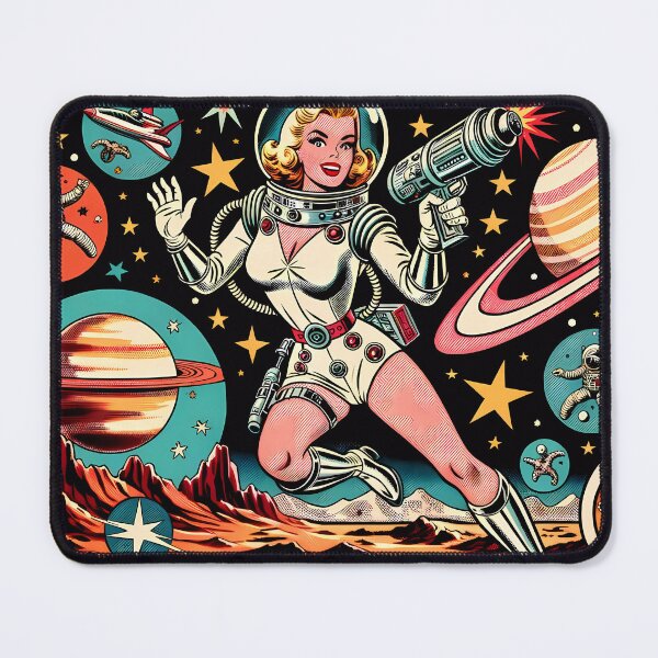 Item preview, Retro Space Heroine designed and sold by NeatSplash.