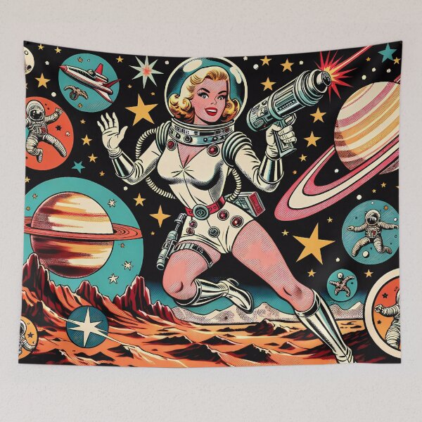 Item preview, Retro Space Heroine designed and sold by NeatSplash.