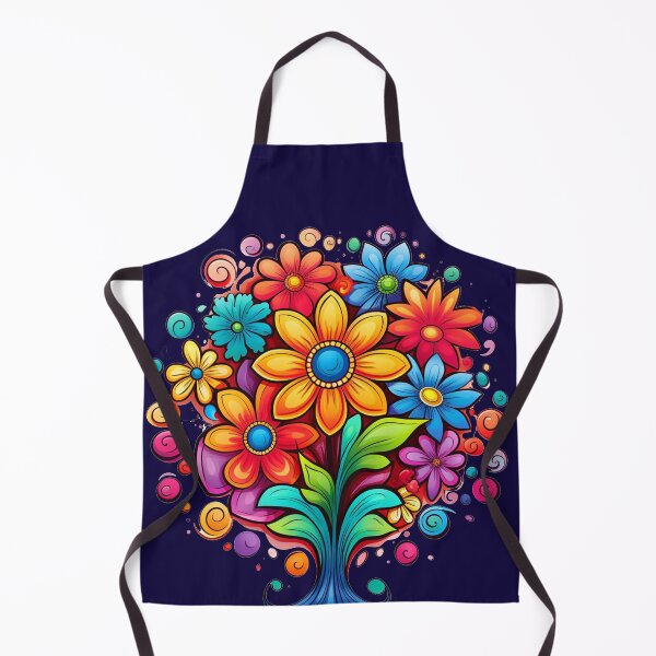 Item preview, bright colored flowers designed and sold by Nanthikan.