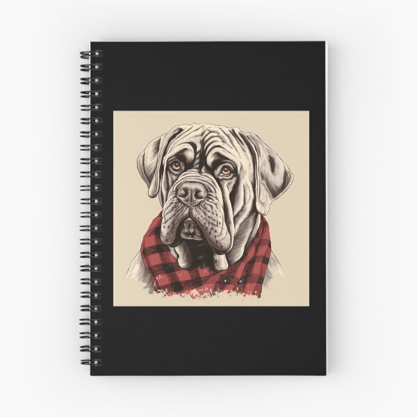 Item preview, Neapolitan Mastiff Christmas Plaid Watercolor designed and sold by rafaeltto.