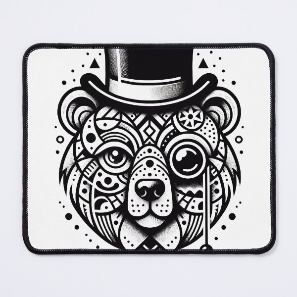 Item preview, Abstract Gentleman Bear designed and sold by NeatSplash.