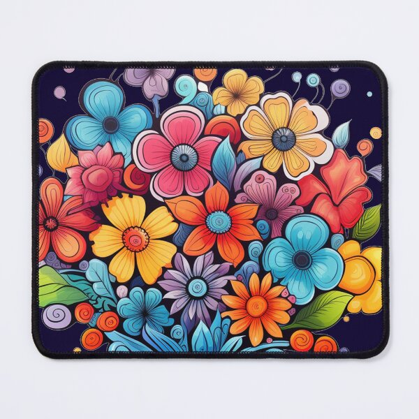 Item preview, bright colored flowers designed and sold by Nanthikan.
