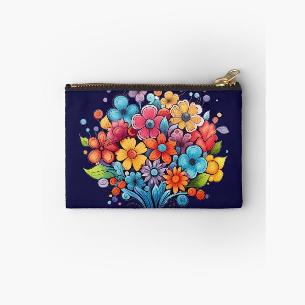 Item preview, bright colored flowers designed and sold by Nanthikan.