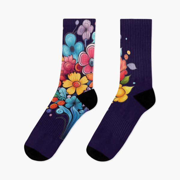 Item preview, bright colored flowers designed and sold by Nanthikan.