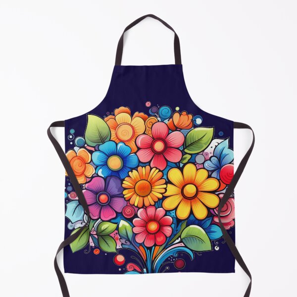 Item preview, bright colored flowers designed and sold by Nanthikan.