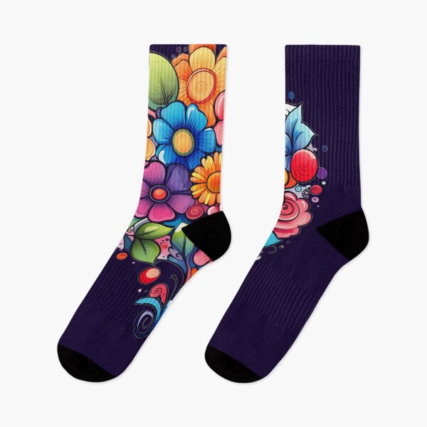 Item preview, bright colored flowers designed and sold by Nanthikan.