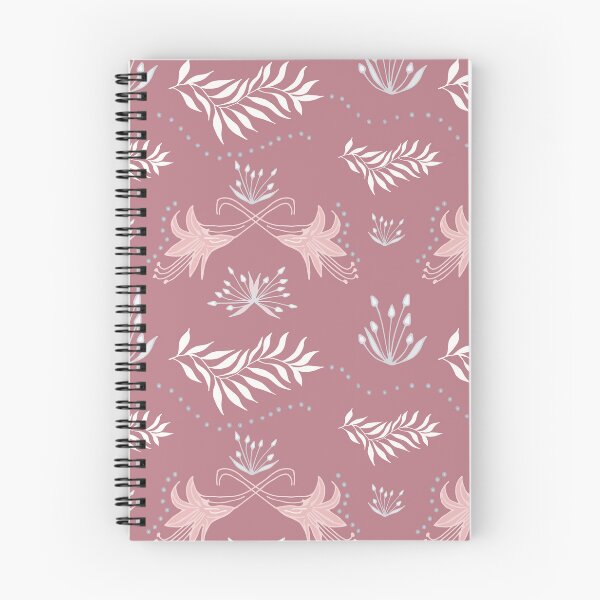 Item preview, Pretty lilies - pink white light blue designed and sold by SerahO.