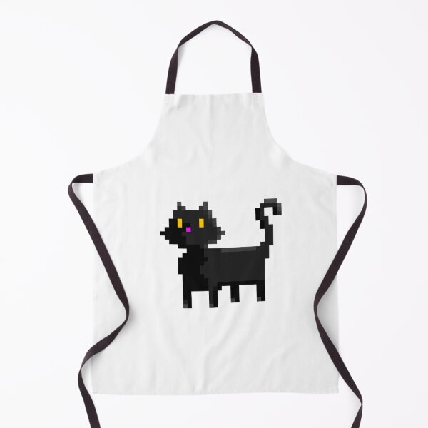 Aperçu de l'œuvre Pixel art chat noir créée et vendue par Pixel-Delights.