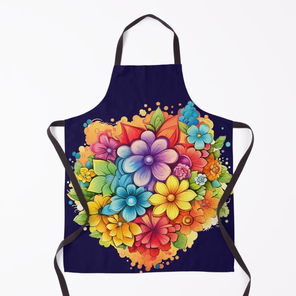 Item preview, bright colored flowers designed and sold by Nanthikan.