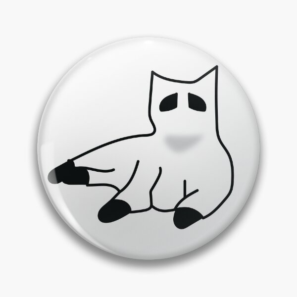 Item preview, Laying Down Black Ghost Cat designed and sold by Jgeivett.
