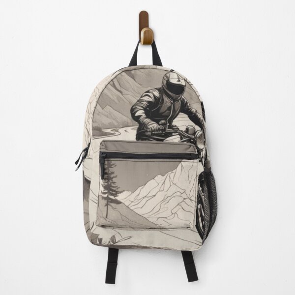 Item preview, COOL BIKER IN BEAUTIFUL MOUNTAINS designed and sold by IvyVault.