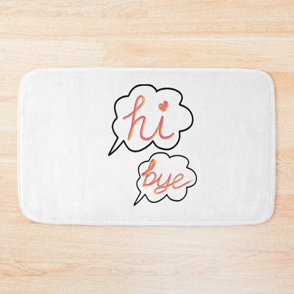 Item preview, Hi bye bubble speech designed and sold by lukked.