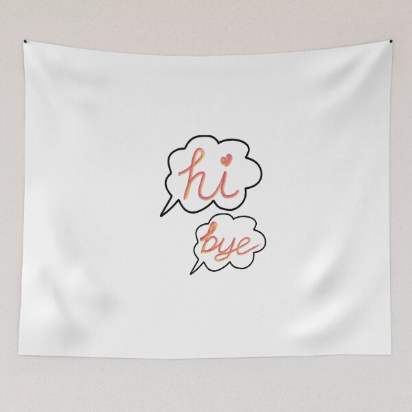 Item preview, Hi bye bubble speech designed and sold by lukked.