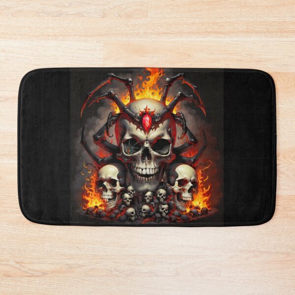 Item preview, Inferno Ruby of Skulls: Black Widow and Flames designed and sold by THEVOICE-AI.