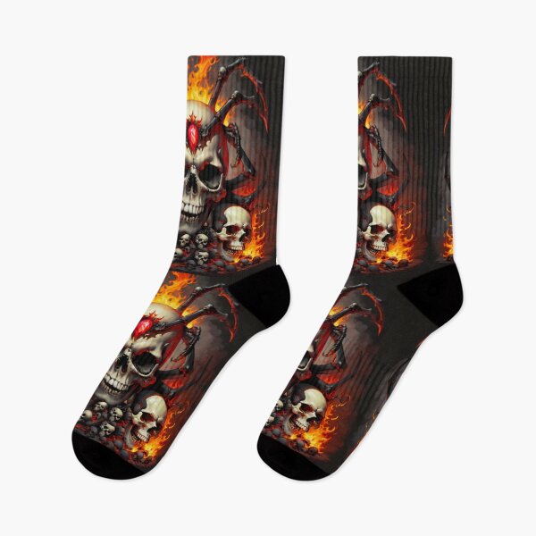 Item preview, Inferno Ruby of Skulls: Black Widow and Flames designed and sold by THEVOICE-AI.