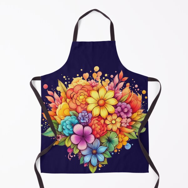 Item preview, bright colored flowers designed and sold by Nanthikan.