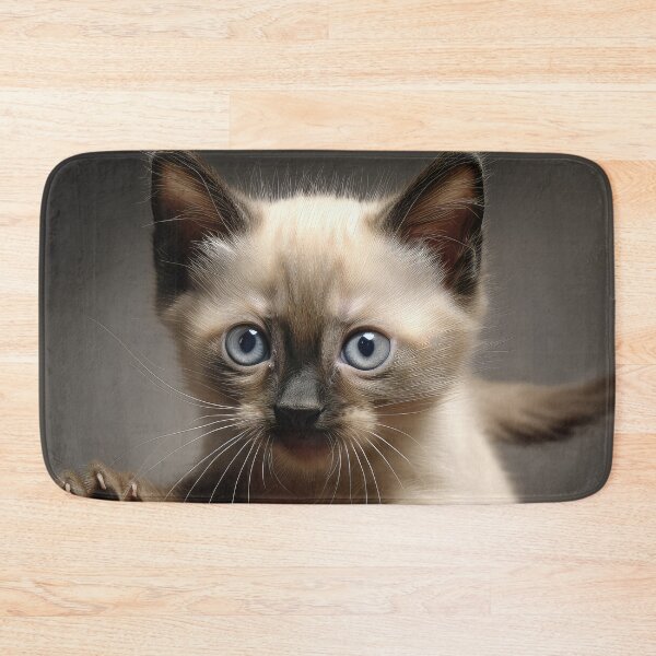 Item preview, Pouncing Siamese Kitten designed and sold by Elisabeth Lucas.