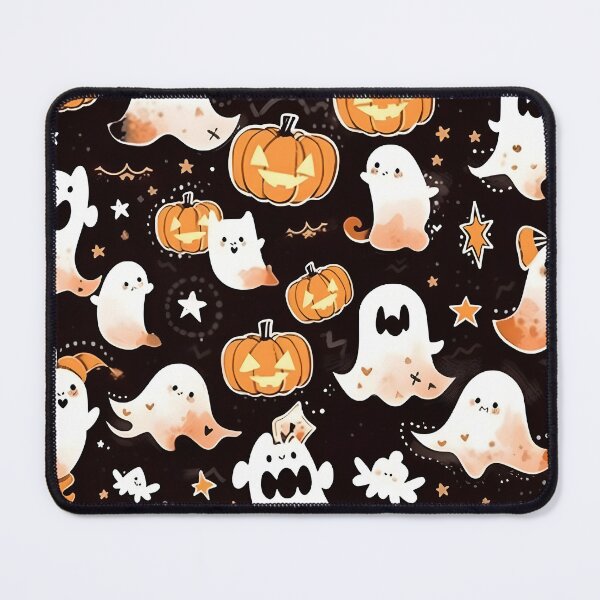 Item preview, Halloween Pattern Ghosts and Pumpkins designed and sold by Trendjoy.