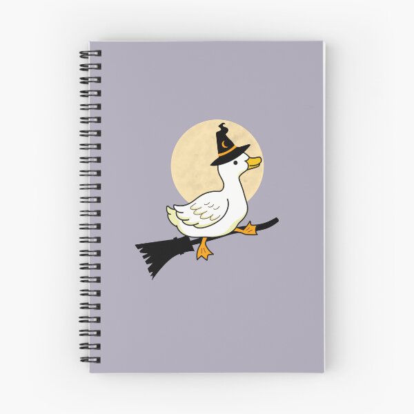 Item preview, Witch duck on a broomstick  designed and sold by ImperialRose.