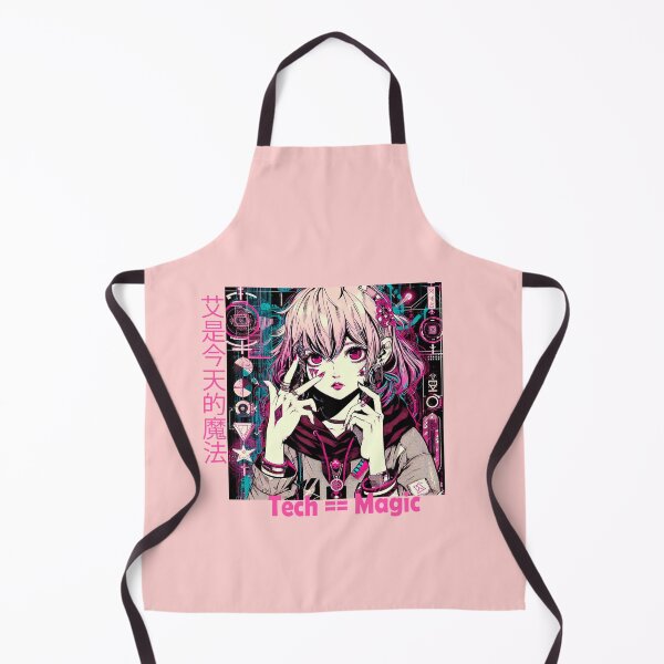 Item preview, Tech Witch: Neo-Manga Illustration in Cyberpunk, Tech Style, and the Digital Matrix designed and sold by Wicc-a.