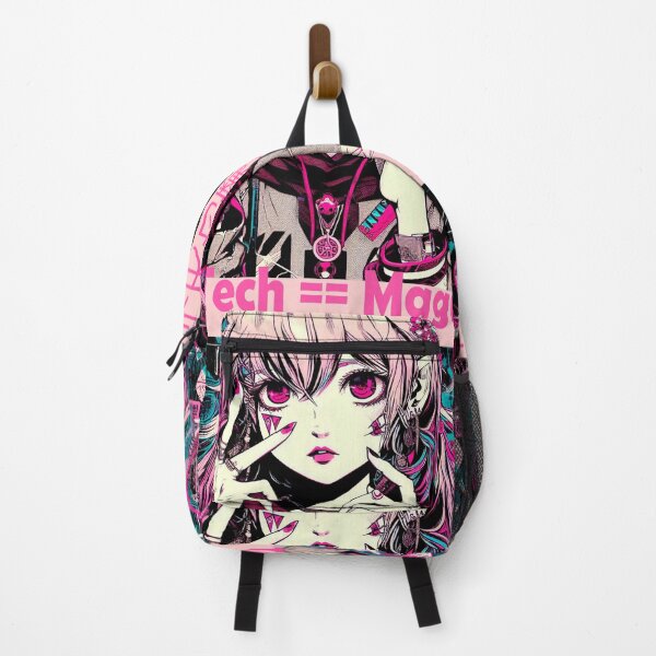 Item preview, Tech Witch: Neo-Manga Illustration in Cyberpunk, Tech Style, and the Digital Matrix designed and sold by Wicc-a.