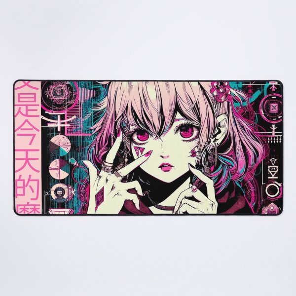 Item preview, Tech Witch: Neo-Manga Illustration in Cyberpunk, Tech Style, and the Digital Matrix designed and sold by Wicc-a.