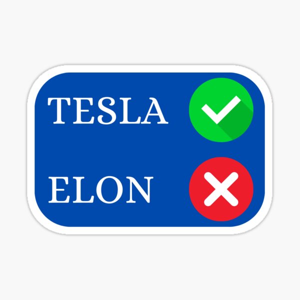 Item preview, TESLA Bumper Sticker designed and sold by xiarennnnn.