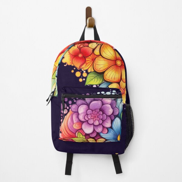 Item preview, bright colored flowers designed and sold by Nanthikan.