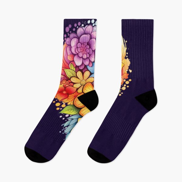 Item preview,  bright colored flowers designed and sold by Nanthikan.
