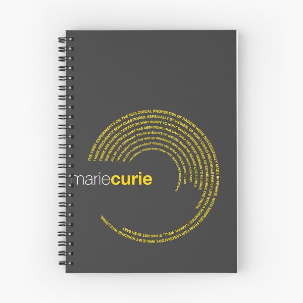 Item preview, Marie Curie famous quotes poster [gold] designed and sold by CMYKStudio.
