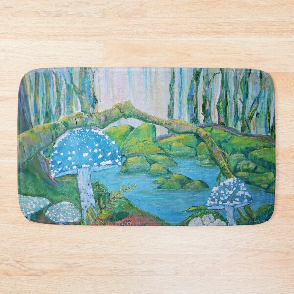 Item preview, Mushrooms in the Glen designed and sold by BeWhimsiArtLoft.