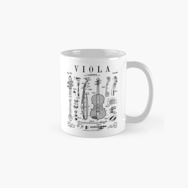 Item preview, Viola Player Musician Musical Instrument Vintage Patent designed and sold by GrandeDuc.