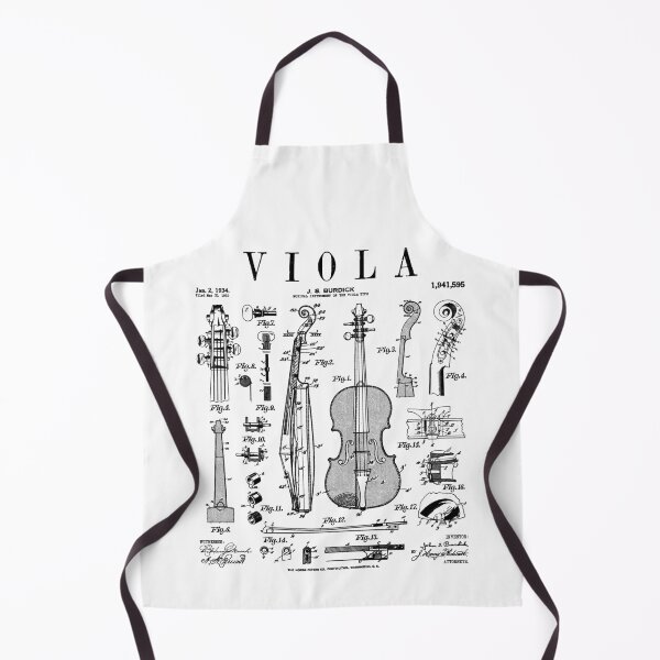 Item preview, Viola Player Musician Musical Instrument Vintage Patent designed and sold by GrandeDuc.