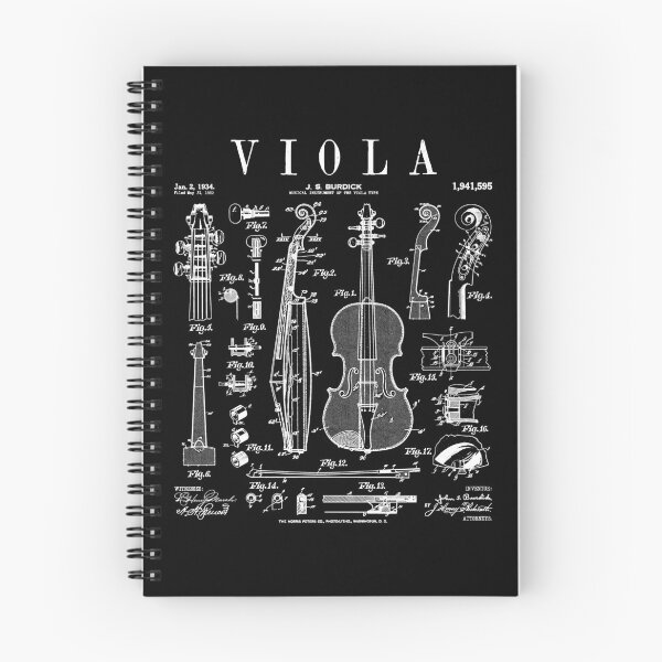 Item preview, Viola Player Musician Musical Instrument Vintage Patent designed and sold by GrandeDuc.