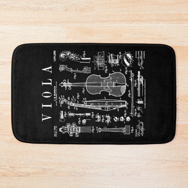 Item preview, Viola Player Musician Musical Instrument Vintage Patent designed and sold by GrandeDuc.