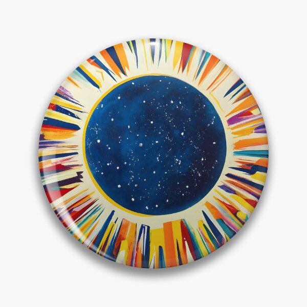 Item preview, Solar splash eclipse colorful designed and sold by SabyDigitalArt.