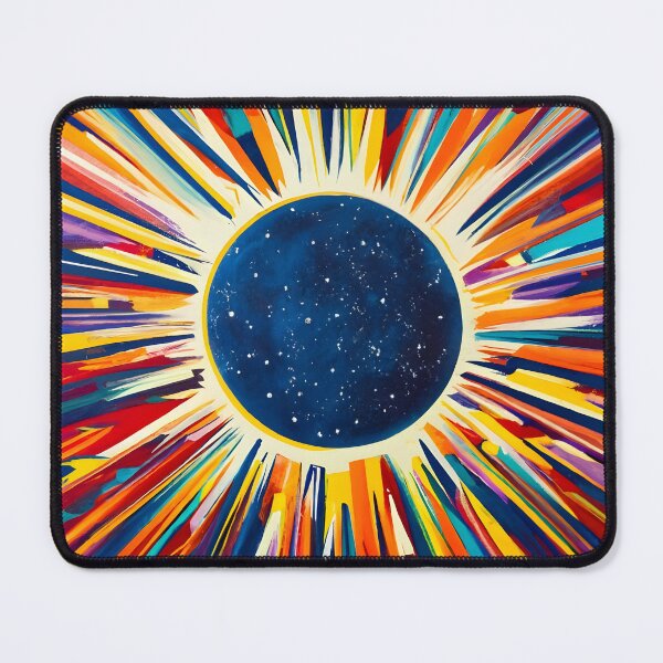 Item preview, Solar splash eclipse colorful designed and sold by SabyDigitalArt.