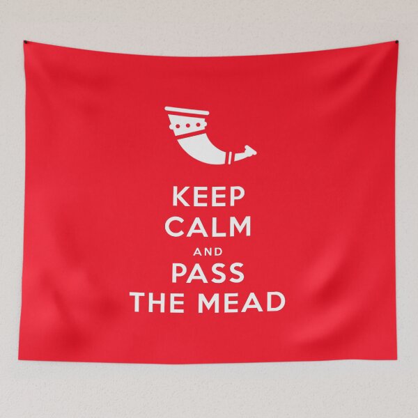 Item preview, Keep Calm and Pass the Mead designed and sold by TempleCatWear.