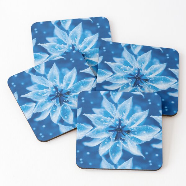 Item preview, Blue Ice Flowers designed and sold by TheLastGarden.