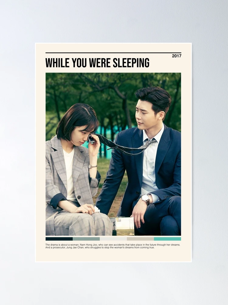 While You Were Sleeping, Minimalist Kdrama (2017) Poster
