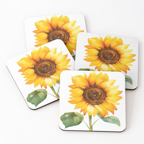 Item preview, Acuarela de girasol designed and sold by Vinecoco.